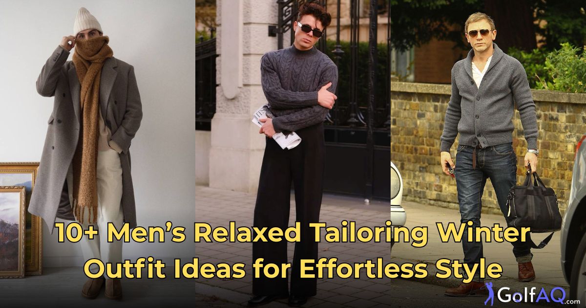 10+ Men’s Relaxed Tailoring Winter Outfit Ideas for Effortless Style